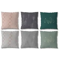 Poduszki dekoracyjne - Poduszka 40 x 40 cm mix wzorów i kolorów - miniaturka - grafika 1