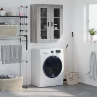 Szafki na klucze - vidaXL Szafka wisząca, szary dąb sonoma, 69,5x34x90 cm - miniaturka - grafika 1