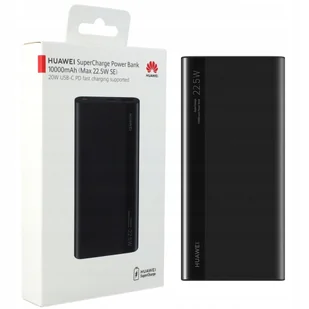Huawei Power bank SuperCharge 10000 mAh, 22.5 W, czarny - Powerbanki - miniaturka - grafika 1