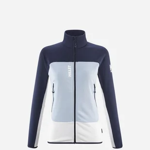 Bluza damska polarowa MILLET W Fusion Grid Jkt szary - Odzież trekkingowa damska - miniaturka - grafika 1