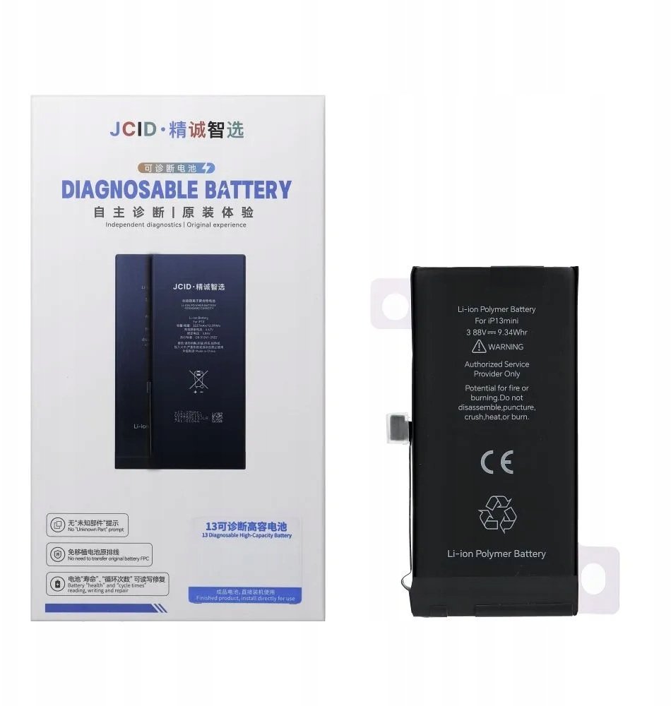 Bateria PhoneParts JCID Bateria with the possibility of assigning to iPhone 13 Mini standard capacity