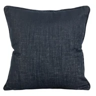 Poszewki na poduszki - Poszewka 50x50 SZENIL GRANATOWA miękka tkanina - miniaturka - grafika 1