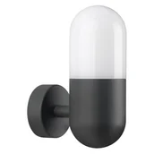 Lampy ogrodowe - Kinkiet zewnętrzny POLUX Horten góra E27 - miniaturka - grafika 1