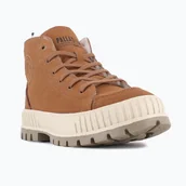 Botki damskie - Buty Palladium Pallashock Zip Warm mahogany - miniaturka - grafika 1