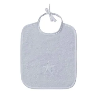 MÖVE Stars Śliniak, srebrny, 29 x 34 cm - Śliniaki i fartuszki - miniaturka - grafika 1