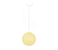 Lampy sufitowe - Żyrandol na lince JUTE 1xE27/60W/230V żółty - miniaturka - grafika 1