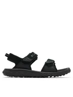 Sandały męskie - Columbia Sandały Konos Hiker 2-Strap 2121561 Czarny - miniaturka - grafika 1