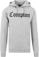Moda i Uroda OUTLET - Mister Tee męski sweter z kapturem Compton Hoodie, czarny (czarny), rozm. XS - miniaturka - grafika 1
