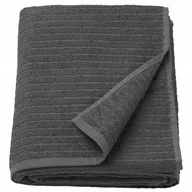 Okrycia kąpielowe dla dzieci - IKEA VAGSJON ręcznik kąpielowy 100x150 szary - miniaturka - grafika 1