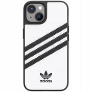 Etui i futerały do telefonów - Adidas Snap case z 3 paskami do iPhone 14 Plus biały - miniaturka - grafika 1