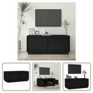 Ławy i stoliki kawowe - The Living Store stolik kawowy czarny 102x50x44 cm materiał drewnopochodny - miniaturka - grafika 1