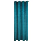 Zasłony - Eurofirany Zasłona Milo 140x250 Turkusowa ex-zas-milo-turk-140x250-przel - miniaturka - grafika 1
