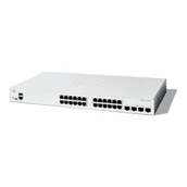 Pozostałe akcesoria sieciowe - - Cisco - Cisco Catalyst 1300-24T-4X - Switch - C3 - Zarządzany - 24 x 10/100/1000Base-T + 4 x 10 Gigabit SFP+ - Możliwość montażu w stojaku - miniaturka - grafika 1