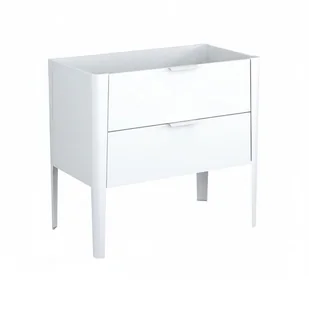 Szafka pod umywalkę wpuszczaną VIBE 80 cm biało-szara półmat - Szafki łazienkowe Szafka pod umywalkę wpuszczaną VIBE 80 cm biało-szara półmat - Szafki łazienkowe - miniaturka - grafika 1