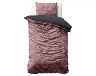 Pościel - 140X220 Jonas Brąz Kpl Pościeli Drukowany Aksamit I Bawełna - miniaturka - grafika 1