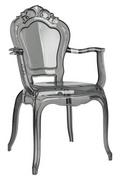 Krzesła - King Home Krzesło King Arm Dymiony - miniaturka - grafika 1
