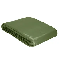 Folie budowlane - Springos Plandeka 4x7m 120g/m2 gruba płachta ochronna zielona GA2129 - miniaturka - grafika 1