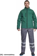 Odzież robocza - CERVA CHITRA SOFTSHELL - kurtka - ciemnozielony 3XL - miniaturka - grafika 1