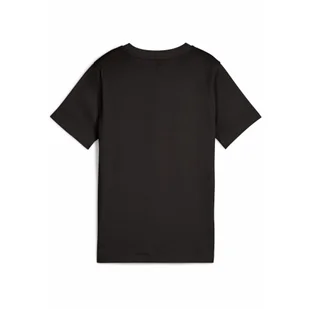 Młodzieżowa koszulka Essentials Logo Lab Summer PUMA Black - Odzież sportowa dziecięca - miniaturka - grafika 1