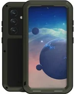 Etui i futerały do telefonów - LOVE MEI Etui Pancerne + szkło Powerful do Galaxy S24, zielone - miniaturka - grafika 1