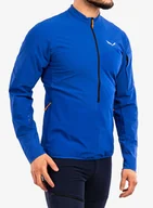 Kurtki męskie - Kurtka softshell Salewa Agner DST Anorak - electric - miniaturka - grafika 1