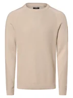 Swetry męskie - Jack & Jones Sweter - JCOFusion Mężczyźni beżowy jednolity, M - miniaturka - grafika 1