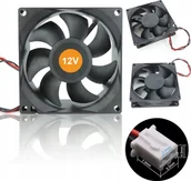 Wentylatory komputerowe - Wentylator Rosfix ROSFIX WENTYLATOR 80X80X25 2PIN 12V DO KOMPUTERÓW I ELEKTRONIKI CICHY null - miniaturka - grafika 1