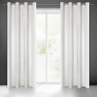 Zasłony - Euro Firany Zasłona 140 x 250 Dekoracyjna Welwet Milo Biały 1218799 - miniaturka - grafika 1