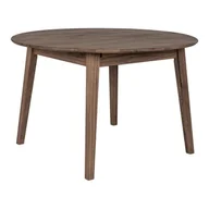 Stoły - Okrągły rozkładany stół z litego drewna dębowego ø 118 cm Metz – House Nordic - miniaturka - grafika 1