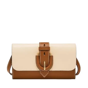 Fossil Damska torba Harwell Crossbody, biała, biały - Torebki damskie - miniaturka - grafika 1