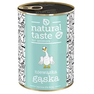 Mokra karma dla kotów - Dolina Noteci, Natural Taste Puszka dla Kota Niewąska Gąska 400g - miniaturka - grafika 1