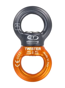 Krętlik Climbing Technology Twister - grey/red - Sprzęt wspinaczkowy - miniaturka - grafika 1