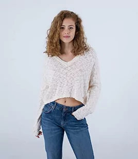 Hurley Taylor V Neck Sweater Bluza damska - Bluzy damskie - miniaturka - grafika 1