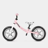 Rowerki biegowe - Cariboo Classic Rowerek biegowy dla dziecka różowo szary - miniaturka - grafika 1