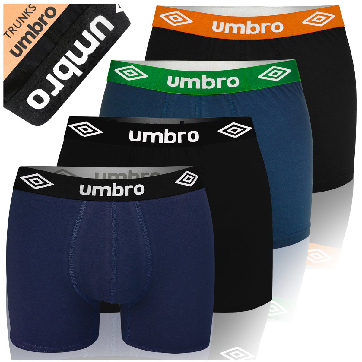 UMBRO Bokserki Męskie 4 sztuki 0197 Rozmiar XL