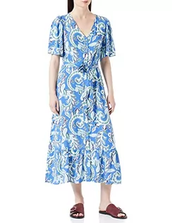 Sukienki - ONLY Onlnova Life S/S Emily Dress AOP PTM sukienka damska, Dazzling Blue/Aop: 440 Soft Boho, XL - grafika 1