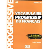Powieści - CLE International Vocabulaire progressif du Francais niveau debut A1 + CD 3ed Miquel Claire - miniaturka - grafika 1