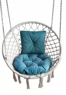 Poduszki ogrodowe - Huśtawka Fotel wiszący bocianie gniazdo dom ogród - miniaturka - grafika 1