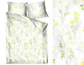 Pościel - Pościel Bawełniana 160X200 Bratku Zielono-Żółta Kwiaty - miniaturka - grafika 1