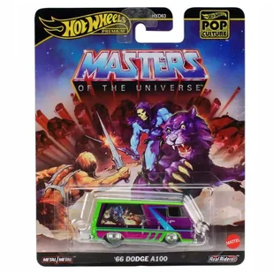 Hot Wheels Premium Pop Culture Pojazd Samochodzik Resorak Masters Of The Universe Władcy Wszechświata Autko '66 Dodge A100 - Samochody i pojazdy dla dzieci - miniaturka - grafika 1