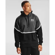 Bluzy sportowe męskie - Bluza męska Under Armour Rival Fleece AMP HD - miniaturka - grafika 1