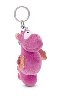 Breloczek Konik Morski Laguna Rainbow 9cm magenta - Pluszowy towarzysz ze zrównoważonej produkcji przytulanka zwierzęca z kółkiem na klucze do smyczy, torby albo plecaka - Plecaki - miniaturka - grafika 1