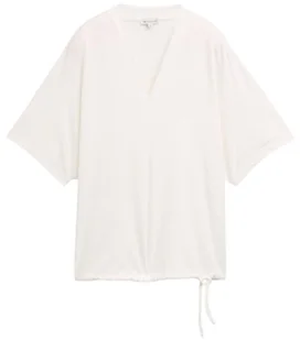 Tom Tailor moteriški marškinėliai, balti - Koszulki i topy damskie - miniaturka - grafika 1