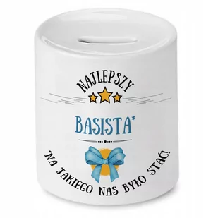 Skarbonka Dla Basisty na Urodziny Imieniny Prezent z Nadrukiem ze Zdjęciem - Skarbonki Skarbonka Dla Basisty na Urodziny Imieniny Prezent z Nadrukiem ze Zdjęciem - Skarbonki - miniaturka - grafika 1