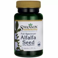 Suplementy naturalne - SWANSON Health Products Full Spectrum Alfaalfa 400 mg 60 kaps - miniaturka - grafika 1
