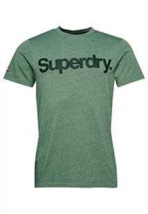 Superdry Koszulka męska z nadrukiem, Portland Green Grit, XXS - Koszulki męskie - miniaturka - grafika 1