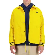 Kurtki męskie - Kurtka męska New Balance MJ41553GGL - żółta - miniaturka - grafika 1