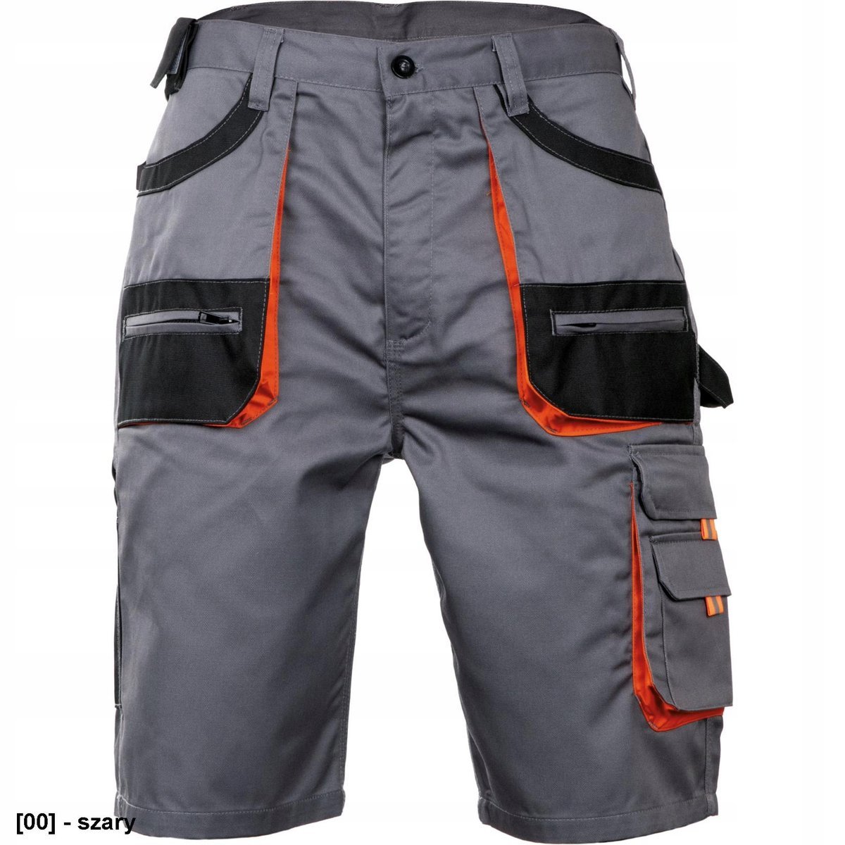Cerva Krótkie Spodnie Robocze Spodenki Ff Carl Be-01-009 Szary-Czarny 5