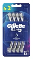 Maszynki do golenia i wkłady - Gillette Blue3 Comfort Champions League maszynka do golenia 8 szt dla mężczyzn 8szt - miniaturka - grafika 1