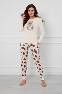 Bima piżama damska długi rękaw, długie spodnie - Italian Fashion - Piżamy damskie - miniaturka - grafika 1